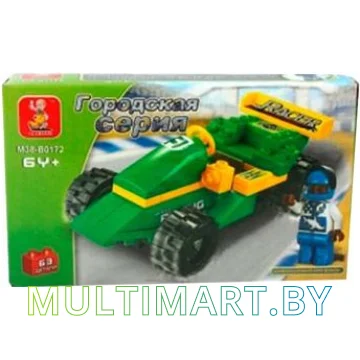 Конструктор Sluban M38-B0172 Гоночная машина